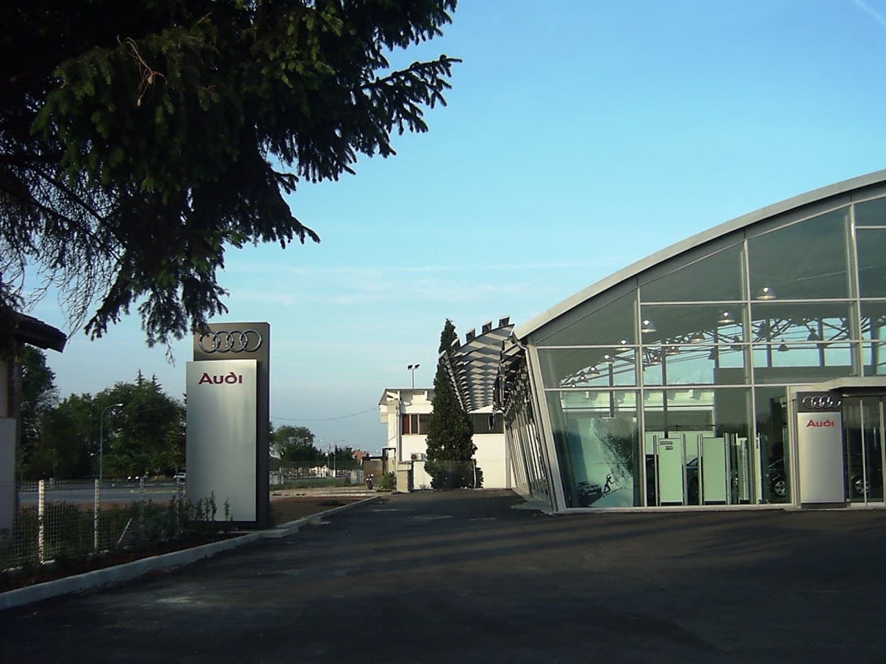 La sede del concessionario Audi Frav ad Altavilla Vicentina
